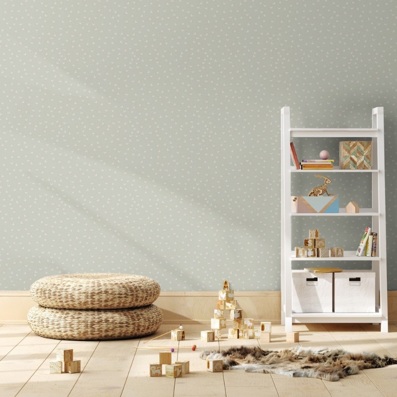 Picture of Little leaves in the wind in Green - 1033201-02